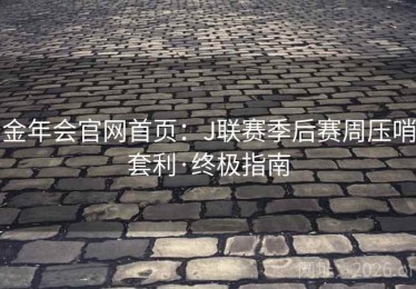 金年会官网首页：J联赛季后赛周压哨套利·终极指南
